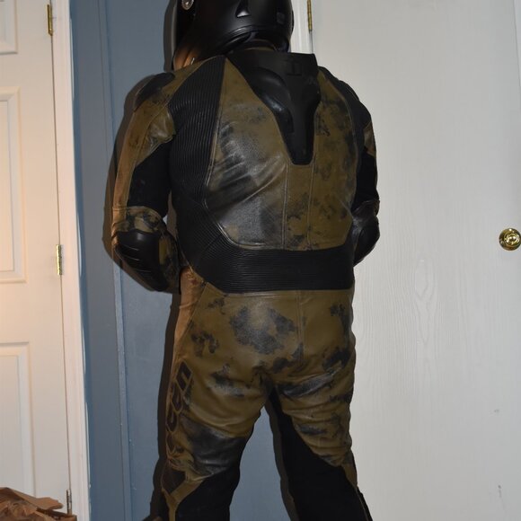 Icon Hypersport Battlescar leather motorcycle 🏍 suit size US 46/ EURO56 - Picture 11 of 16